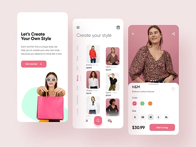 Women's clothing app app app design clothes shop clothing design ecommerce ecommerce app fashion app fashiondesign mobile app mobile ui shopping app ui uidesign