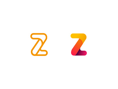 Z Logo Experiment gradients z logo