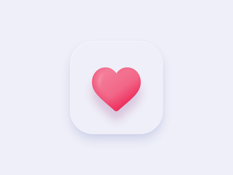 Heartbeat after effects app design gif heart heartbeat icon logo lottie animation ui vector