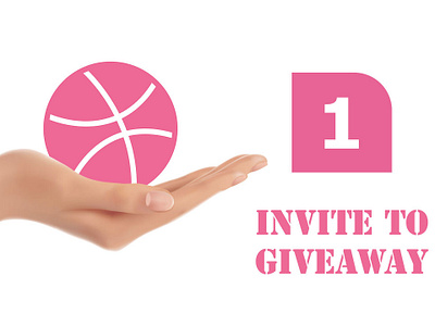 1 Dribbble Invite to GiveAway