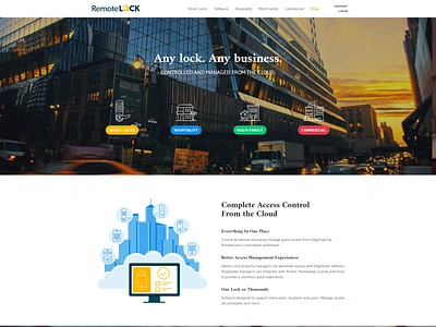 Remotelock cloud drupal html5 jquery remotelock ui ux web development webdesign