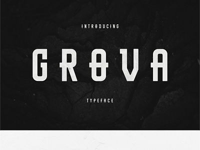 Grova Typeface branding design font lettering logo type typography ui ux web