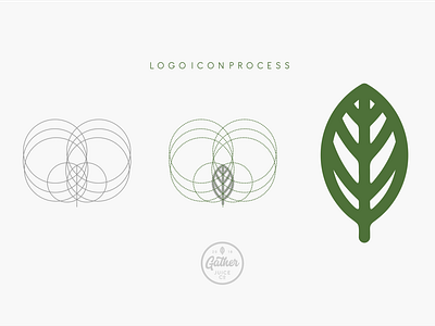 Gather Juice Co. Logo Icon process branding design flat icon illustration lettering logo typography vector web