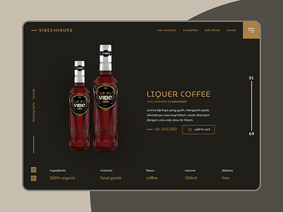 Vibe24 Product Page Redesign product list product page product ui ux redesign