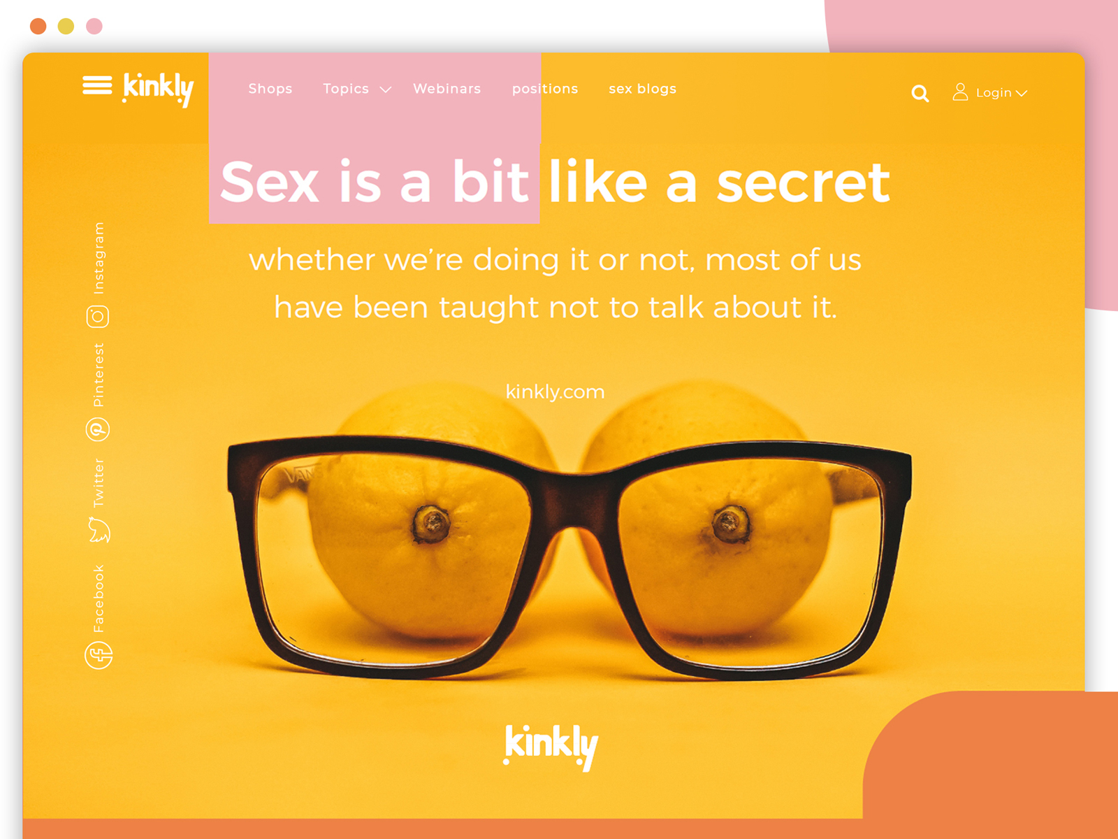 Kinkly Magazine Blog Regarding Sex Talk By Ogma Conceptions On Dribbble 2084