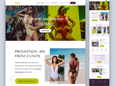 Swimwear & Clothing Store clean clear creative dailui design ecommerce fashion grid inspiration interaction interface portfolio sketch typoghraphy ui ux web webdesign webiste woman