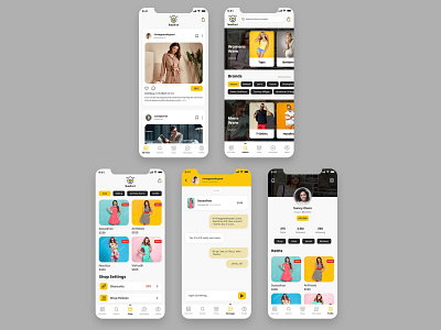 Clothing E-commerce App app clean clothes design e commerce e commerce e commerce app e commerce design e commerce shop ecommerce fashop illustration minmal mobile mobile app product shop store ui ux