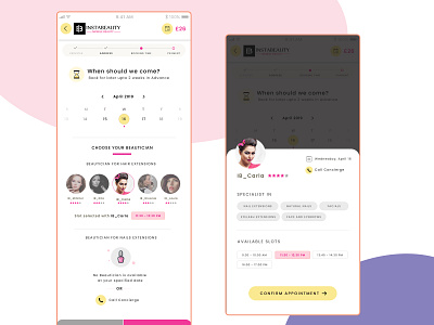 Beauty Salon Booking Appointment app app design branding design design designs graphic design mobile mobile app mobile app design mobile app development mobile application mobile apps mobile design mobile ui ui uidesign uidesigns uiux ux uxdesigns