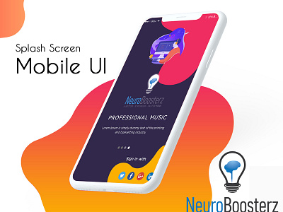 NeauroBoosterz - inspirational/motivational music app app app design branding design design designs logo mobile app mobile app design mobile app development mobile application mobile apps mobile design mobile ui ui uidesign uidesigns uiux ux uxdesigns vector