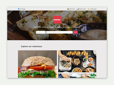 Foodie - Online Food Delivery calories cook delivery dish food food app food order kitchen lunch meals order ordering receipe resturant tasty website website concept website design