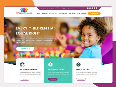 Non-profit Charity website