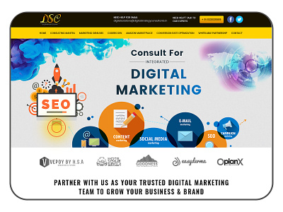 DSC - Digital Marketing based website design design designs digital marketing agency digital marketing company digital marketing services seo seo company seo services ui uidesign uidesigns uiux ux uxdesigns web website website concept website design websites