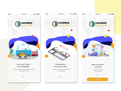 Caarman - online truck booking system