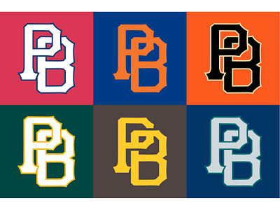 MLB'd Paul baseball illustration logo mlb