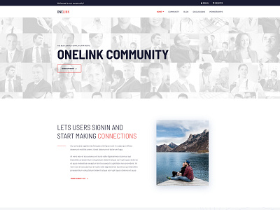 Bold Onelink - Social Network Joomla template blog business community corporate creative design forum joomla joomla template portfolio social