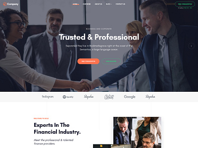 Bold Company - Corporate and Business Joomla template