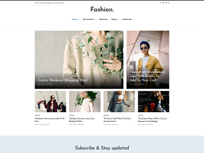 Simpli - News, Magazine & Personal Blog Joomla template blog blogger blogging fashion joomla joomla template lifestyle personal blog