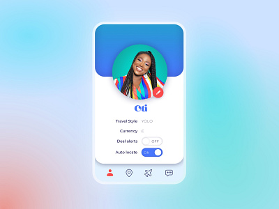 006 #DailyUI - Profile Screen - Travel App
