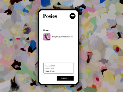 058  DailyUI Posies Checkout