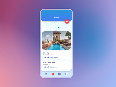 067  #DailyUI Travel App - Hotel Booking