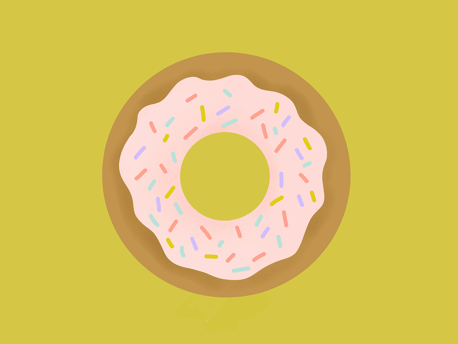 Doughnut time animated gif animation donut doughnut food foodporn gif illustration procreate procreate gif