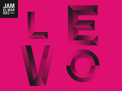Km7 Evo2 cover artwork design for music typography music packaging