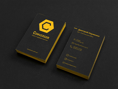 Conversor branding business business card design graphic design illustration internet marketing logo