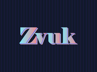 Zvuk design graphic design illustration logo music