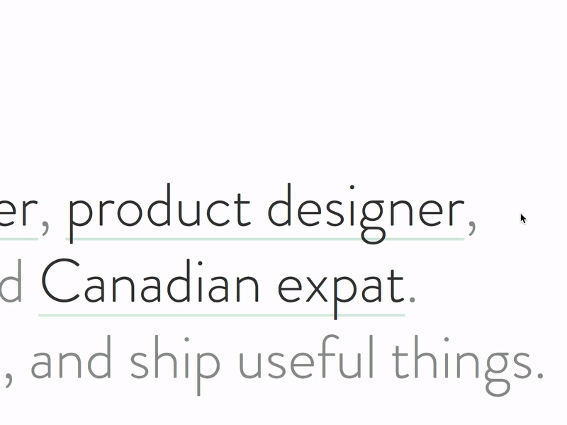 Hover State canadian hover portfolio reboot transition