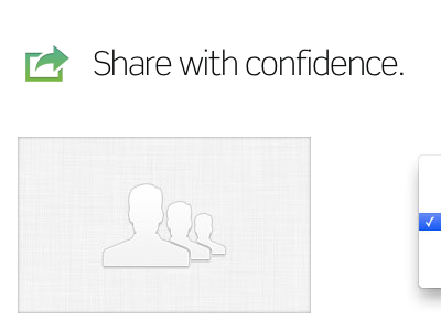 Share with confidence