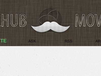 Monehub Movember brown cream linen moustache movember onehub stripes tumblr