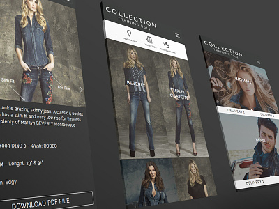 Retail training App beauty ecommerce fashion jeans luxury retail shop