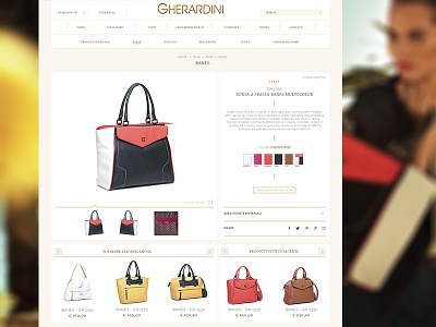 Product Detail bags branding e commerce ecommerce fashion luxury minimal ui ux website