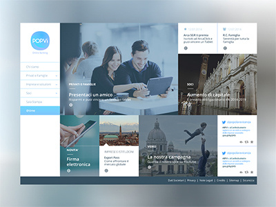 Banking Website homepage draft banking blue dashboard sidebar twitter