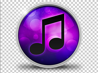Itunes 10 icon Replacement apple glow icon icons itunes itunes 10 music note pattern purple set stars texture