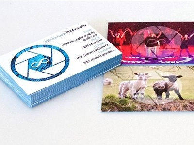 Business Cards For Photographer blue business business cards cards logo photo photography stationery watermark