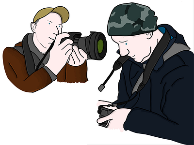 Portrait Illustrations for Local Photographer