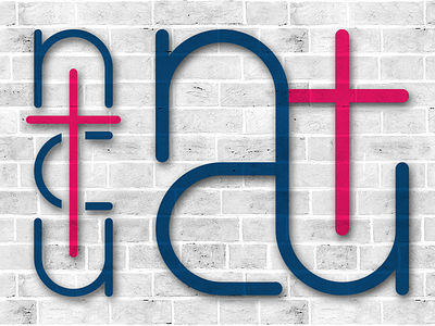 Final NTCU Logo christian cross design letter letterform logo student union university