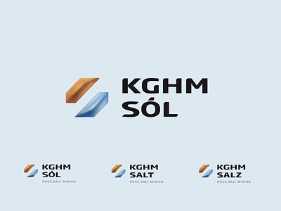 Branding KGHM Salt art direction brand manual branding design guidebook key visual logo logotype visual identity
