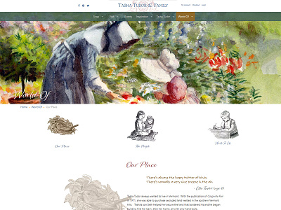 Tashsa Tudor And Family, World Of: Our Place ecommerce handcrafted design web design