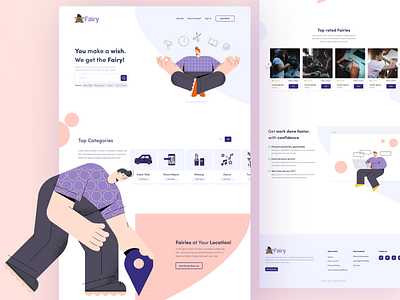 Landing page ! app app design application brand branding clean design flat landing page landingpage ui ui design uidesign uiux ux web web design webdesign website website design