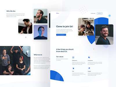 landing page design! blue branding clean daily ui dailyui design landing page landingpage minimal minimalist ui ui design uiux ux web web design webdesign website website design