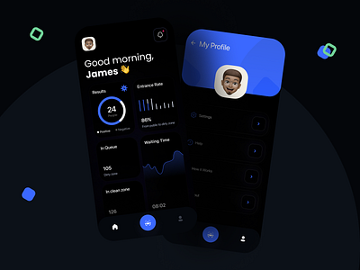 App UI 3d app blue branding clean covid 19 covid 19 covid19 daily ui dailyui dark design designer minimal ui uidesign uiux ux web website