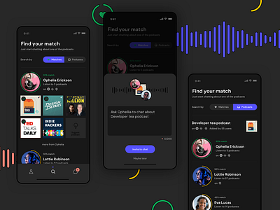 Soulcast - a dating app for podcasts fans