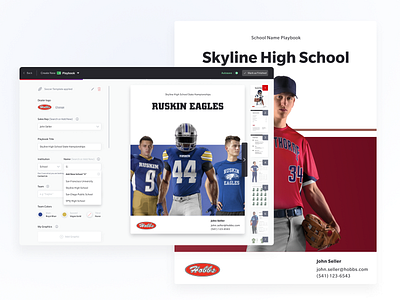 Gameplan Creator UI athletes baseball basketball clean clean design cleandesign configurator interfacedesign nfl nhl saas sales salestool sports ui uidesign ux uxdesign uxui webdesign