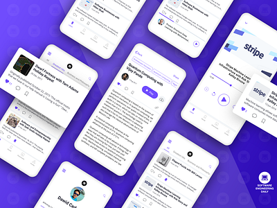 Software Engineering Daily - The Official iOS App app app design design ios ios app design ios application iosapp mobile mobile app design podcast podcasting software development ui uidesign user experience ux uxdesign