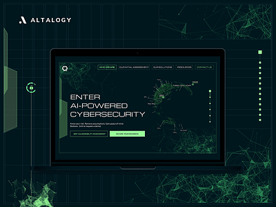 Cybersecurity Company - Landing Page art branding cyber cybersecurity fallout illustrations inspiration inspirational landing page landing page design landingpage ui uidesign ux uxdesign uxui web design webdesign website website design