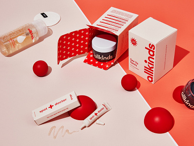 Allkinds Packaging | Skin Support, Troubleshooters branding design packaging packaging design