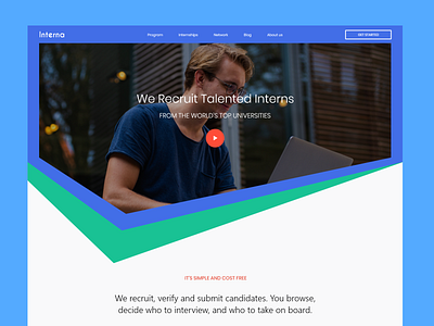 Interna Landing Page