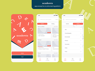 Online learning platform - academia